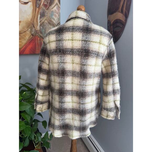 Aritzia Wilfred Free Lyon Wool Plaid Schacket Women's Wilfred Free Jacket - Picture 6 of 10